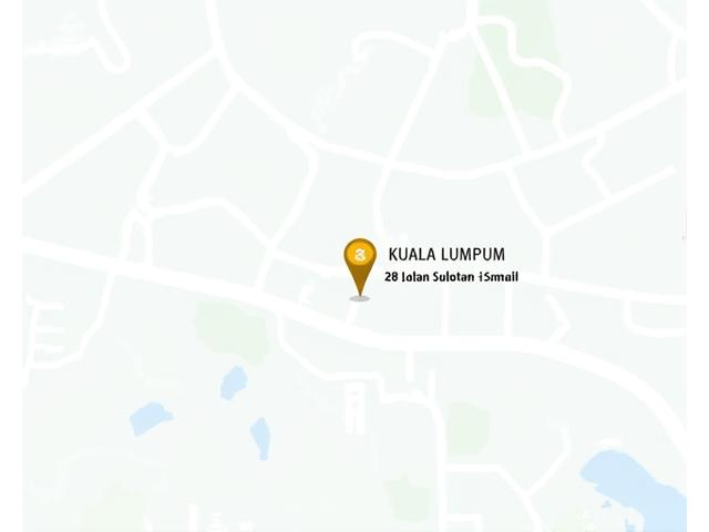 Map of KLCC, Kuala Lumpur showing Rekalens Visuals location